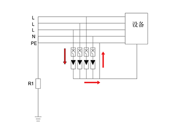 4P和3PN结构浪涌保护器区别2.png 4P和3PN结构浪涌保护器区别2.png
